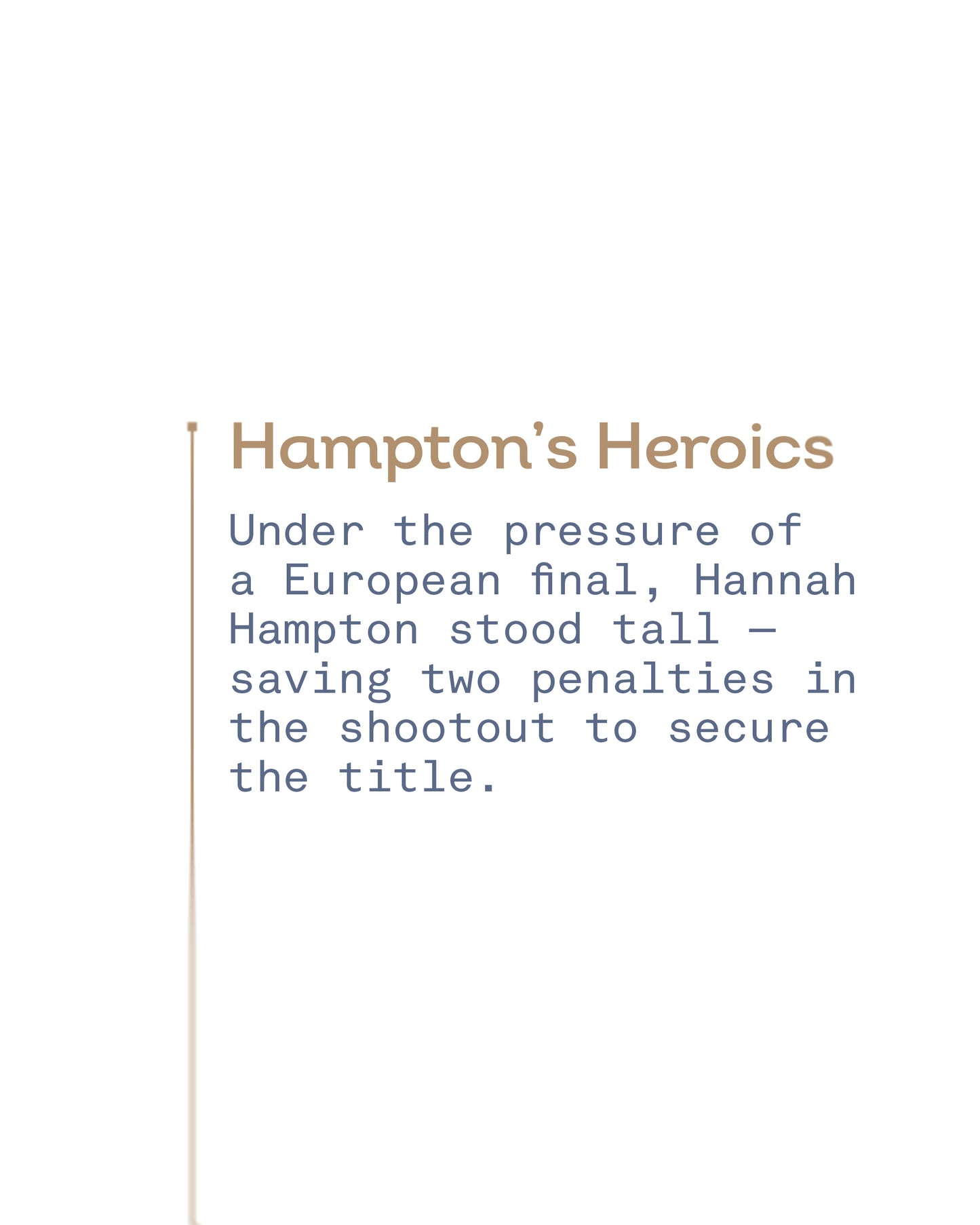 England Women 2025 — EUROS Champions Print