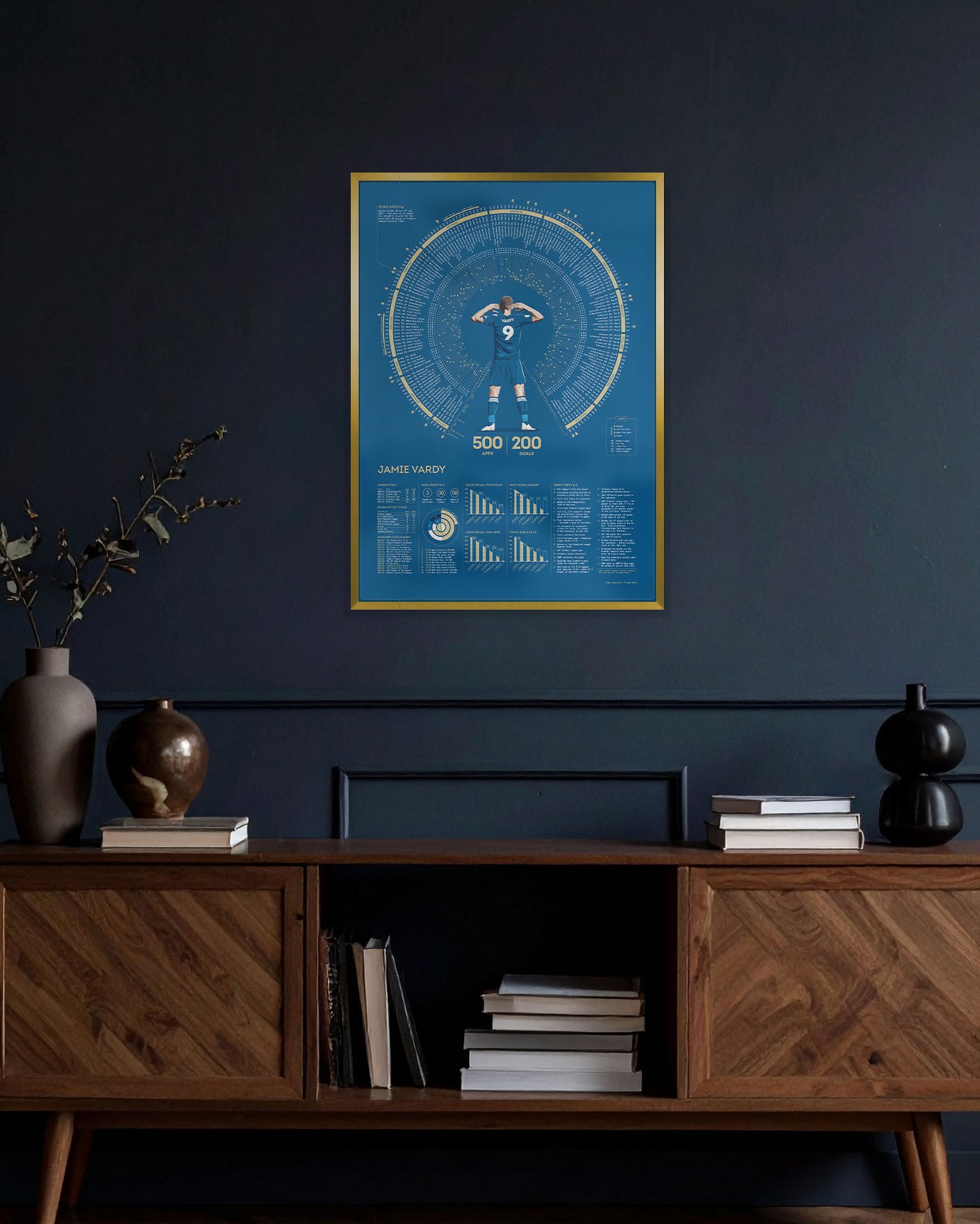 Jamie Vardy | 200 — Leicester City Legacy Print