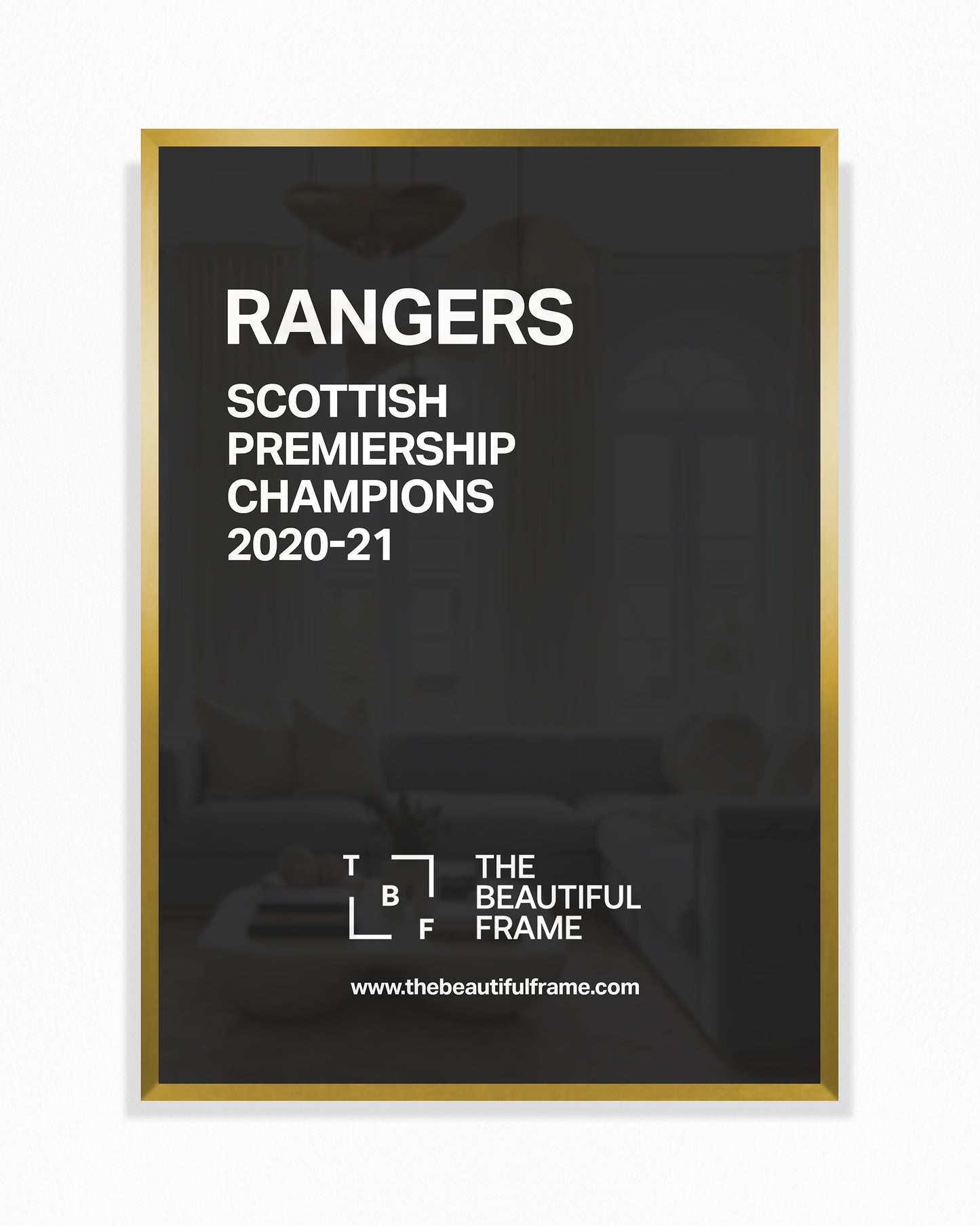Rangers 2020/21: Scottish Premiership Champions Print