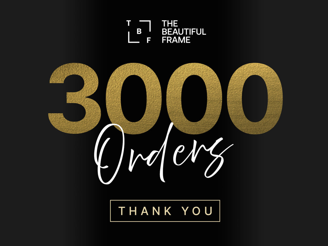 3,000 Orders. Thank You.