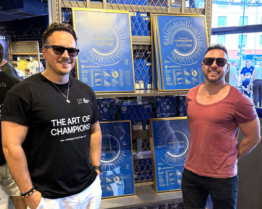 Leicester City x The Beautiful Frame: From Fan to Official Collaborator