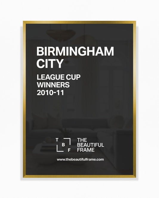 Birmingham City 2010-11: League Cup Winners Print