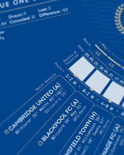 Birmingham City 2024/25: League One Champions