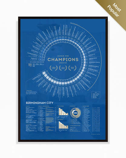Birmingham City 2024/25: League One Champions