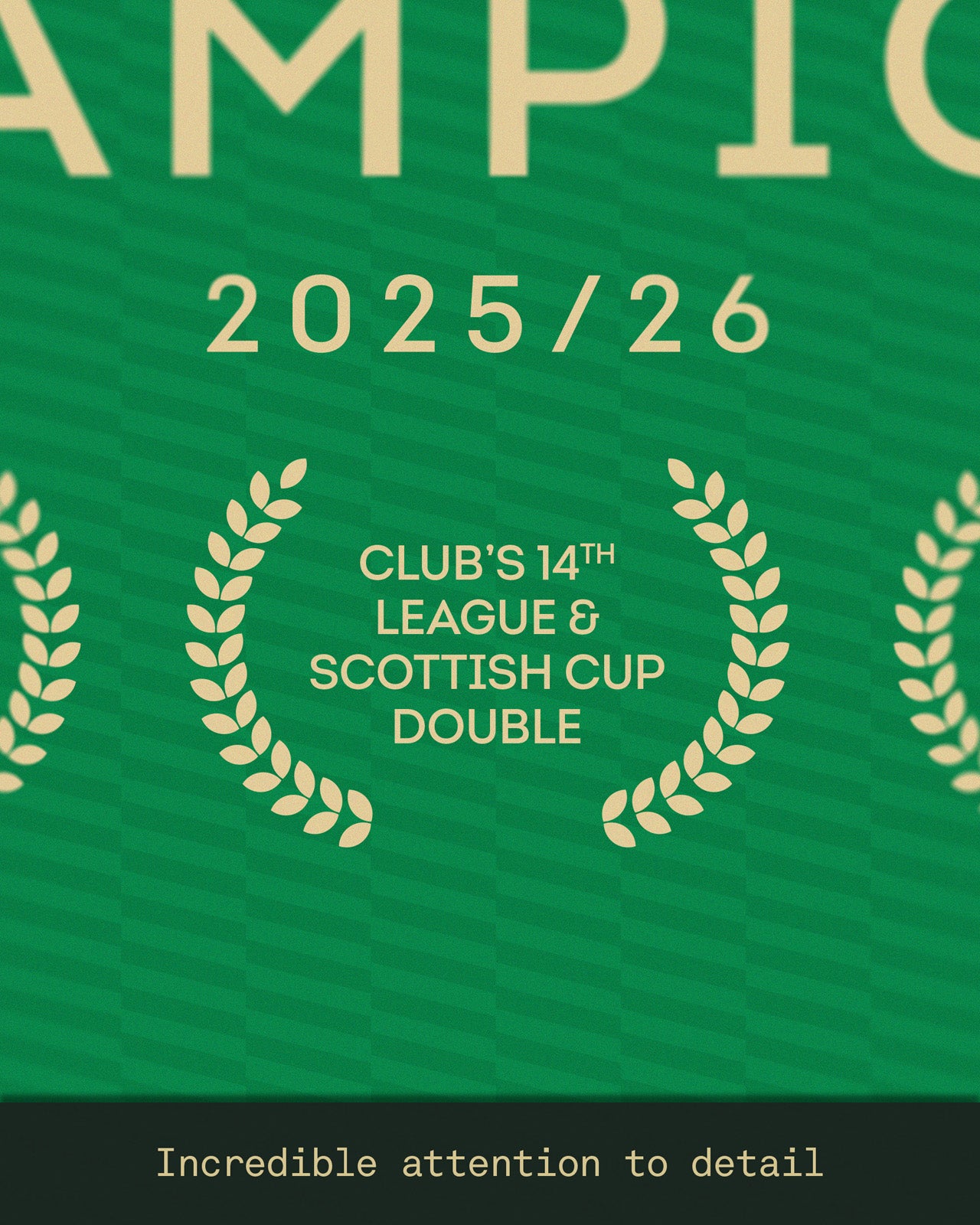 Celtic 2025/26: Domestic Double Champions Print