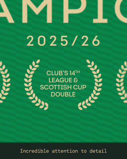 Celtic 2025/26: Domestic Double Champions Print