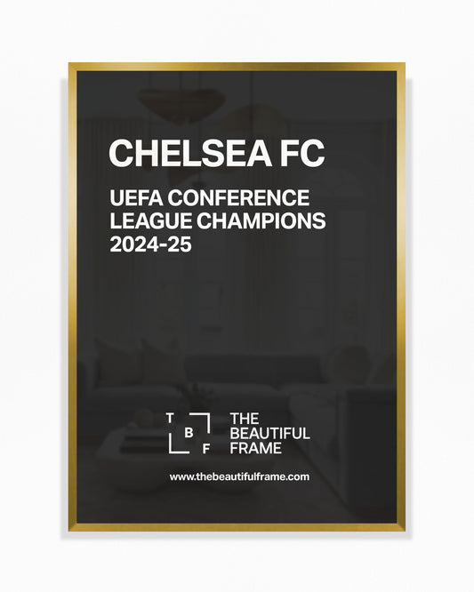 Chelsea 2024/25 — UEFA Conference League Champions Print