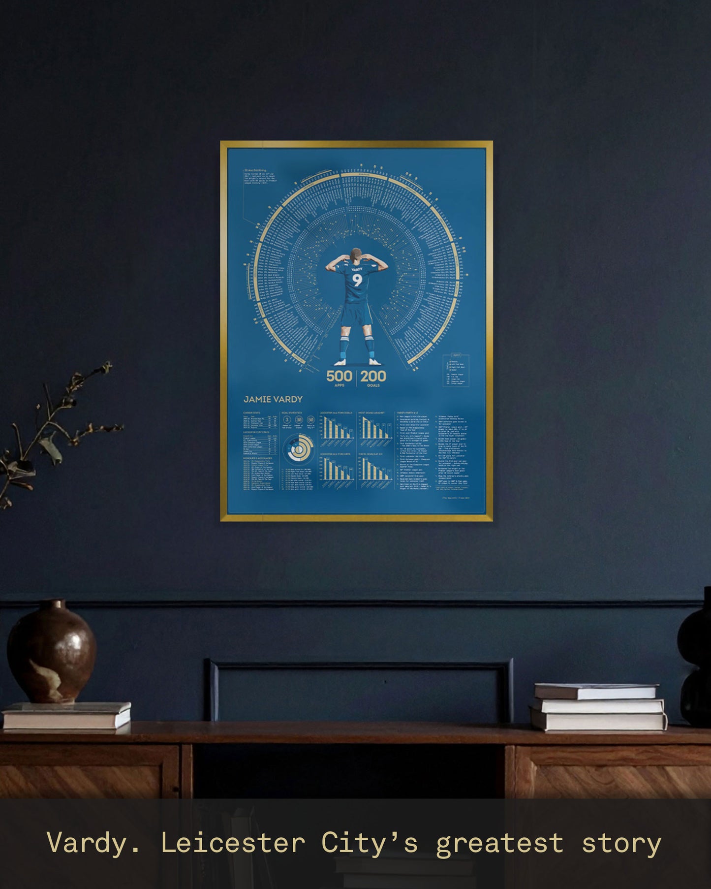 Jamie Vardy: Leicester City Legacy Print