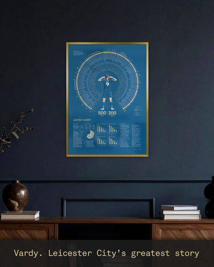 Jamie Vardy: Leicester City Legacy Print