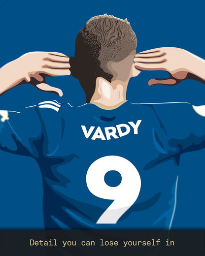 Jamie Vardy: Leicester City Legacy Print