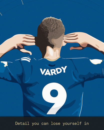 Jamie Vardy: Leicester City Legacy Print