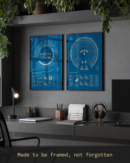Jamie Vardy: Leicester City Legacy Print