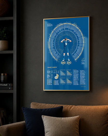 Jamie Vardy: Leicester City Legacy Print