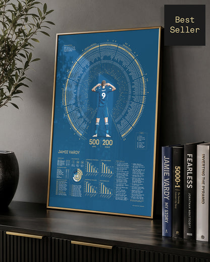 Jamie Vardy: Leicester City Legacy Print
