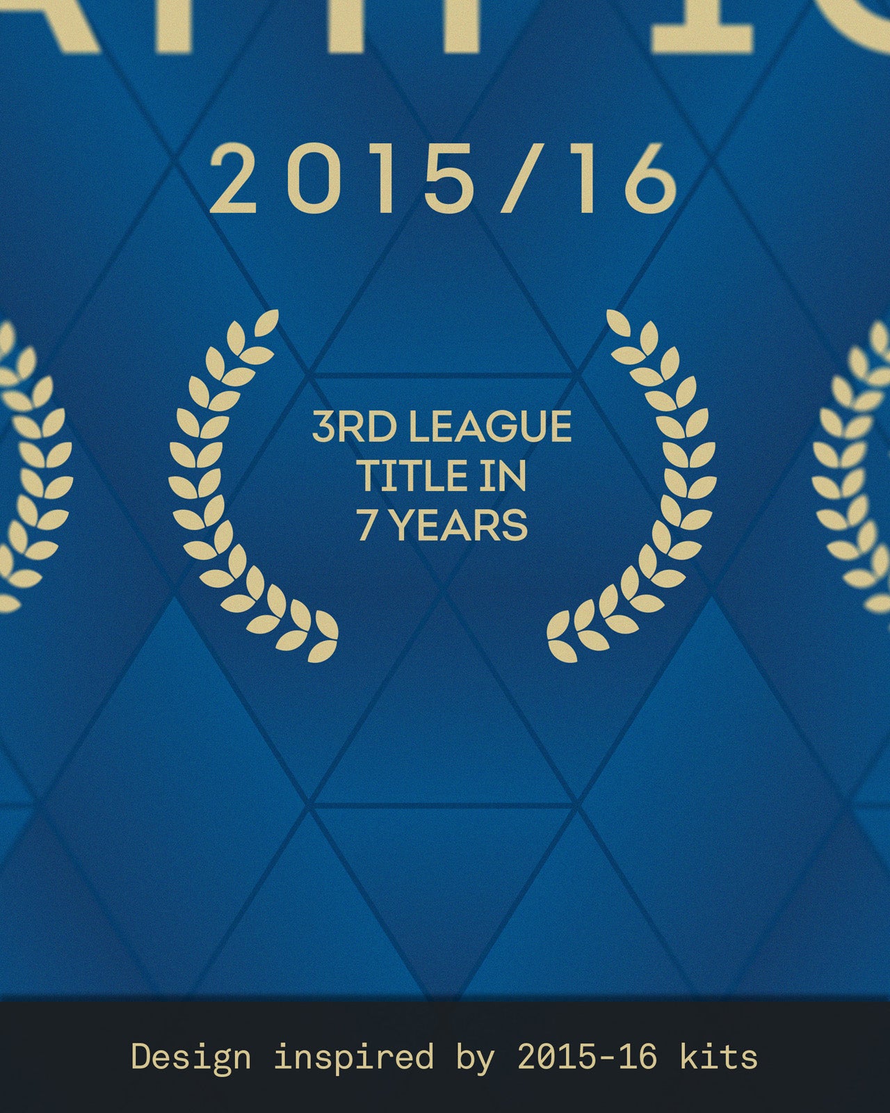 LCFC x TBF — Official Leicester City 2015-16 Premier League Champions Print