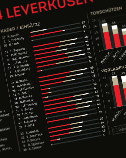 Bayer Leverkusen 2023/24: Bundesliga Champions Print