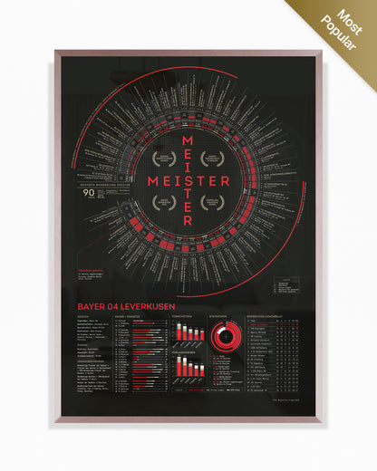Bayer Leverkusen 2023/24: Bundesliga Champions Print
