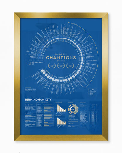 Birmingham City 2024/25: League One Champions